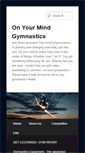 Mobile Screenshot of onyourmindgymnastics.com